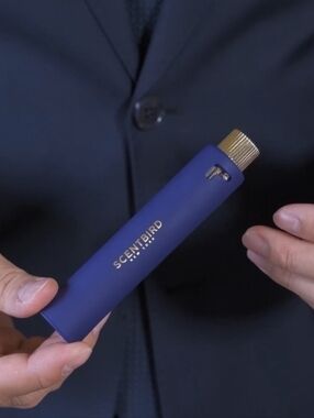 SCENTBIRD automizer Magnetic Holder Perfume Case • Dark Blue • Like New